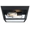 Westinghouse Fixture Ceiling Outdr Flush-Mount 60W 2-Light Peterson 12In Txt, Black Clear Glass 6121900 - alternate 7
